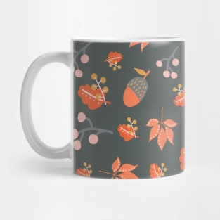 Acorns Maple Leaves And Berries Mug